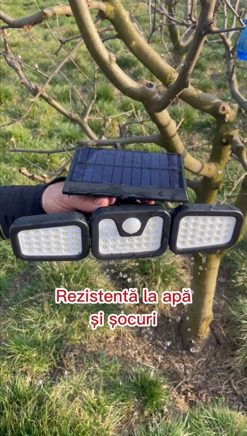 Lampa Solara LED, reglabila, cu SENZOR DE MISCARE