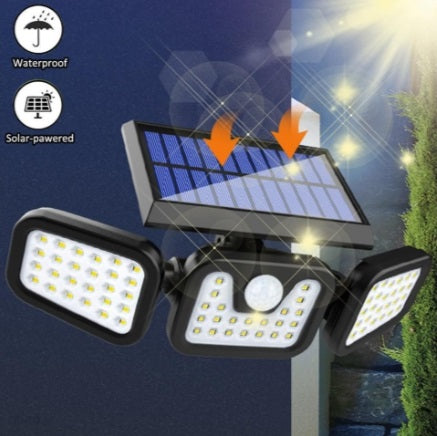 Lampa Solara LED, reglabila, cu SENZOR DE MISCARE