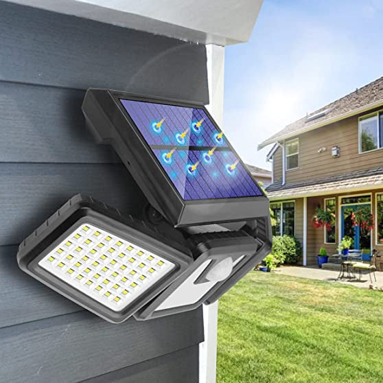 Lampa Solara LED, reglabila, cu SENZOR DE MISCARE