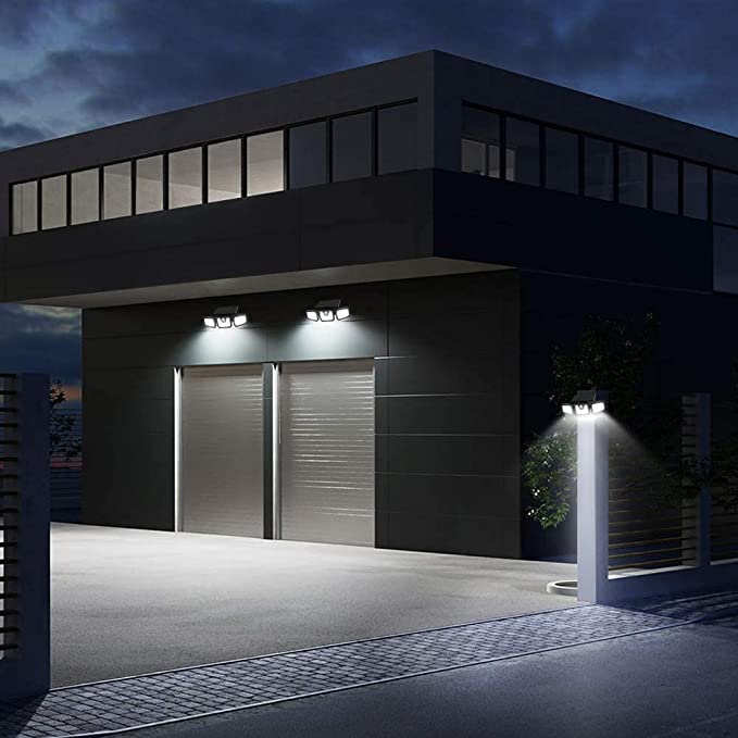 Lampa Solara LED, reglabila, cu SENZOR DE MISCARE