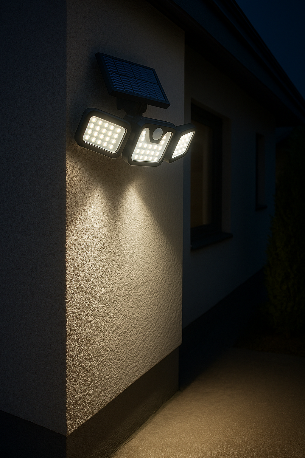 Lampa Solara LED, reglabila, cu SENZOR DE MISCARE